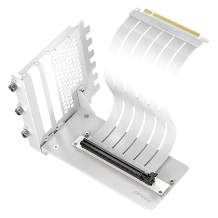 Antec RTX40 PCI-E 4.0 RISER Cable Vertical Bracket Kit White