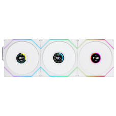 Lian-Li TL120 UNI Wireless LCD 120mm White 3xFans