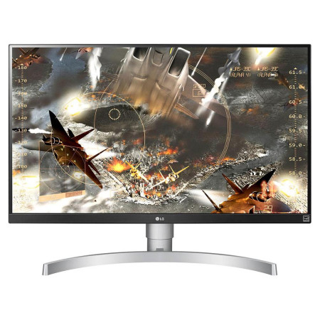 מסך עם פיקסל שרוף LG 27" LED 27UL650-W IPS 4K UHD HDR White