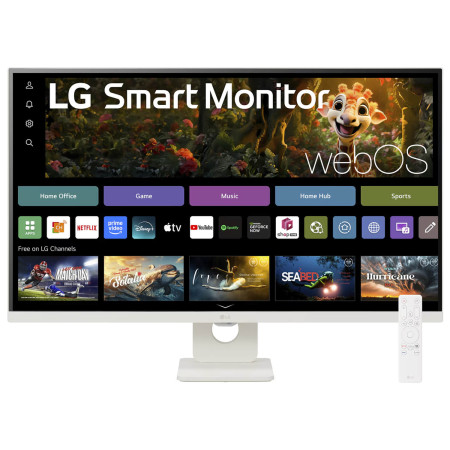 מסך מחשב LG 31.5" Smart Monitor VA 4K UHD 60Hz 5ms