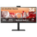מסך מחשב קעור LG 34" UltraWide IPS QHD 60Hz 5ms 3800R