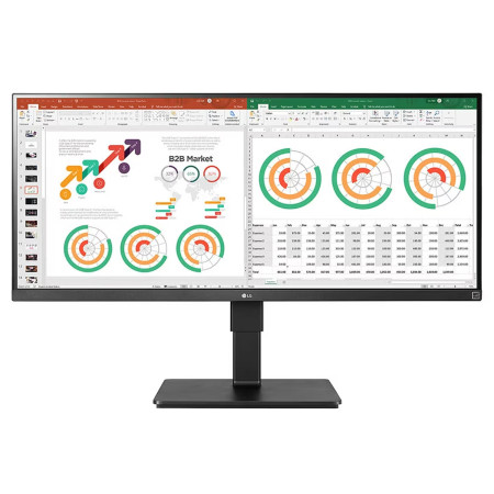 מסך מחשב LG 34" UltraWide IPS 2K QHD 60Hz 5ms