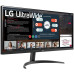 מסך מחשב LG 34" UltraWide IPS FHD 75Hz 5ms
