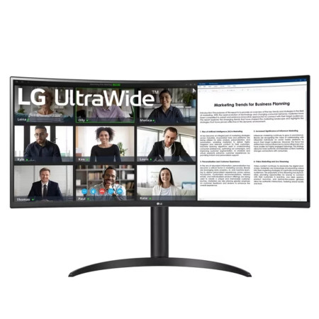מסך מחשב קעור LG 34" UltraWide VA WQHD 100Hz 5ms 1800R
