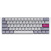 מקלדת מכנית Ducky One 3 Mini Mist Grey Cherry Brown Switch עברית/אנגלית