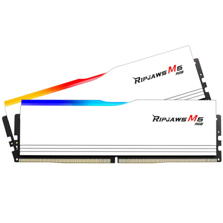 G.Skill Ripjaws M5 RGB DDR5 64GB (2x32GB) 6000 CL30 White XMP 3.0