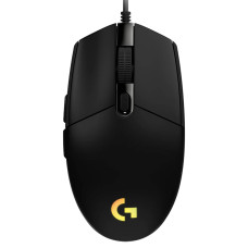 עכבר גיימינג Logitech G203 Lightsync RGB צבע שחור
