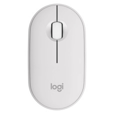 עכבר אלחוטי Logitech M350s Pepple 2 צבע לבן