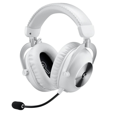 אוזניות קשת אלחוטיות לגיימינג Logitech Pro X 2 Lightspeed צבע לבן