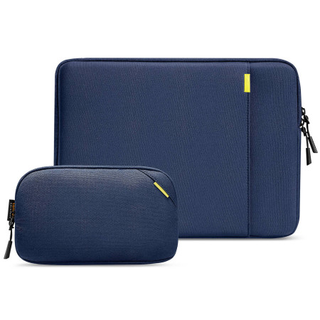 ערכת תיק למחשב נייד TomToc Defender A13 Sleeve Kit עד 16 אינץ' - צבע כחול כהה