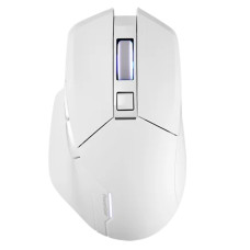 עכבר גיימינג אלחוטי PowerColor ALPHYN AM10 צבע לבן