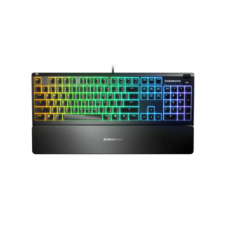 מקלדת גיימינג SteelSeries Apex 3 RGB US אנגלית בלבד