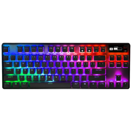 מקלדת גיימינג מכאנית אלחוטית SteelSeries Apex Pro TKL (2023) US אנגלית בלבד
