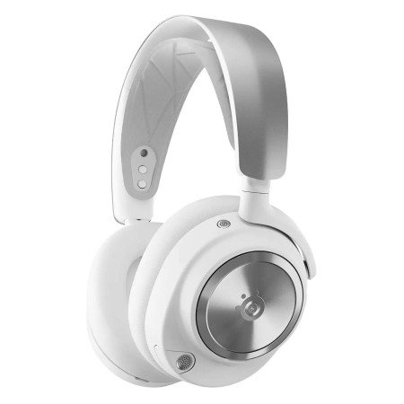 אוזניות קשת אלחוטיות לגיימינג SteelSeries Arctis Nova Pro White צבע לבן