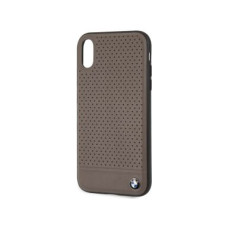 CG Mobile כיסוי מעור לאייפון XS MAX בצבע חום BMW רשמי