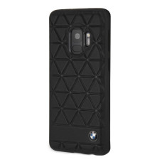 CG Mobile כיסוי קשיח מעור אמיתי לסמסונג גלקסי S9 בצבע שחור BMW רשמי
