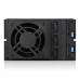 iStarUSA Hot Swap Cage 5.25x2 to 3.5x3 SAS/SATA 6.0 Black