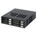 iStarUSA 5.25" to 6x2.5" SATA SAS 6 Gbps HDD SSD Hot-swap Rack