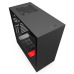 מארז מחשב NZXT H510i Matte Black-Red