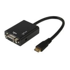 Mini HDMI to VGA + Audio