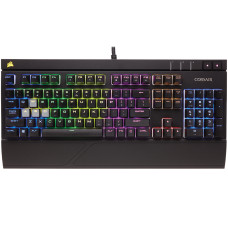 מקלדת גיימינג מכאנית Corsair STRAFE RGB Cherry MX Silent עברית/אנגלית