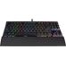 מקלדת גיימינג מכאנית Corsair K65 RGB RAPIDFIRE Cherry MX עברית/אנגלית