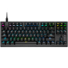 מקלדת גיימינג מכאנית אופטית Corsair K60 PRO TKL RGB OPX עברית/אנגלית