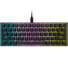 מקלדת גיימינג מכאנית Corsair K65 RGB MINI Cherry MX Red עברית/אנגלית