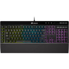 מקלדת גיימינג Corsair K55 RGB עברית/אנגלית