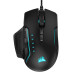 עכבר גיימינג Corsair GLAIVE RGB PRO צבע שחור