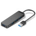 Vention USB-A 3.0 to USB-Ax4 with 1m MicroUSB Optional Power HUB