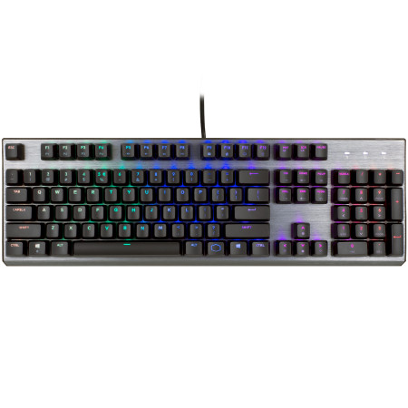 מקלדת גיימינג מכאנית CoolerMaster CK350 Brown Switch עברית/אנגלית