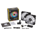 Corsair LL140 RGB 140mm Dual Light Loop RGB LED PWM Fan - 2 Fan Pack with Lighting Node PRO