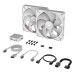 Corsair iCUE LINK RX140 RGB 140mm PWM 2xFans Start Kit White
