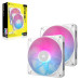 Corsair iCUE LINK RX140 RGB 140mm PWM 2xFans Start Kit White