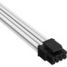 Corsair Premium Sleeved EPS12V Type 5 Gen 5 White Cable
