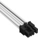 Corsair Premium Sleeved PCIe Type 5 Gen 5 White Cable