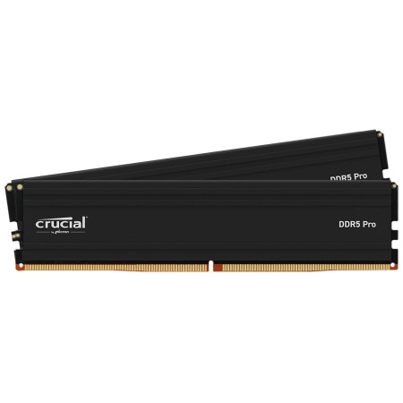 Crucial DDR5 Pro 96GB (2x48GB) 5600 CL46 Black EXPO/XMP 3.0