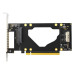 Expansion Card PCIe5.0 x16 to 2xU.2 (SFF-8639) + MCIO x8