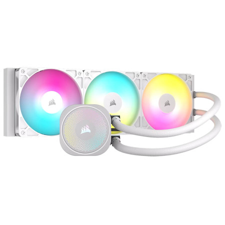 קירור נוזלי למעבד Corsair NAUTILUS 360 RS ARGB White