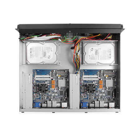 iSTAR Industrial Grade 2U Chassis for DUAL Mini-ITX System