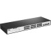 Switch 24 Port 10/100, 2 Gigabit uplink ports, unmanaged, Metal
