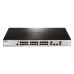 Switch 24 Port 10/100 (24X PoE) + 2 x Giga ports + 2 Combo SFP/Giga ports, Full L2 Managed