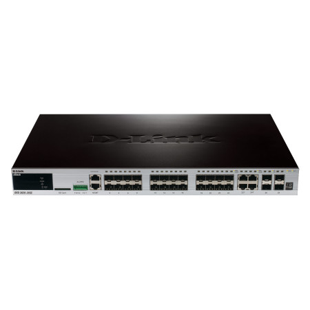 D-Link 28 Port Switch / 24-port Gigabit SFP + 4 x SFP + 4 x 10G SFP+