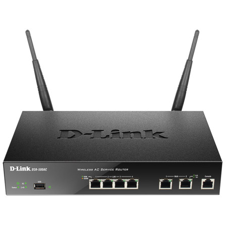 D-Link VPN Wireless Business router 2X WAN, 4X GBL AC1200 Dual Band