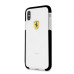 CG Mobile Iphone X FERRARI ACRYLIC Case ON TRACK LOGO - Black