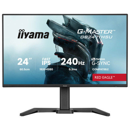מסך מחשב לגיימינג IIYAMA 23.8" G-Master IPS FHD 240Hz 0.3ms