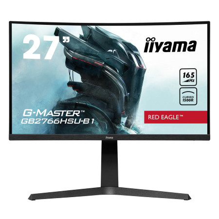 מסך מחשב קעור לגיימינג IIYAMA 27" G-Master VA FHD 165Hz 1ms 1500R