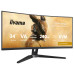 מסך מחשב קעור לגיימינג IIYAMA 34" G-Master VA UWQHD 240Hz 0.4ms 1500R