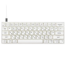 מקלדת גיימינג מכאנית SKYLOONG GK61 White Pudding עברית/אנגלית